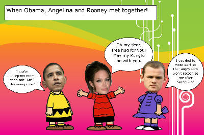 When Obama, Angelina and Roone...